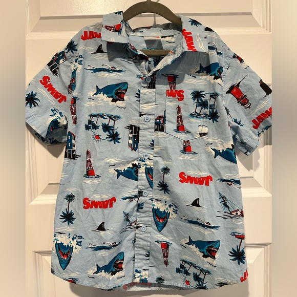 Jaws Boys Button-Down Shirt - EUC - Picture 4 of 7